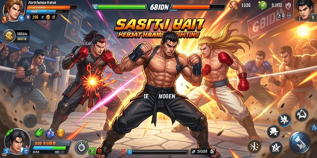 Tampilan gameplay 68IDN yang penuh aksi dan adrenalin.