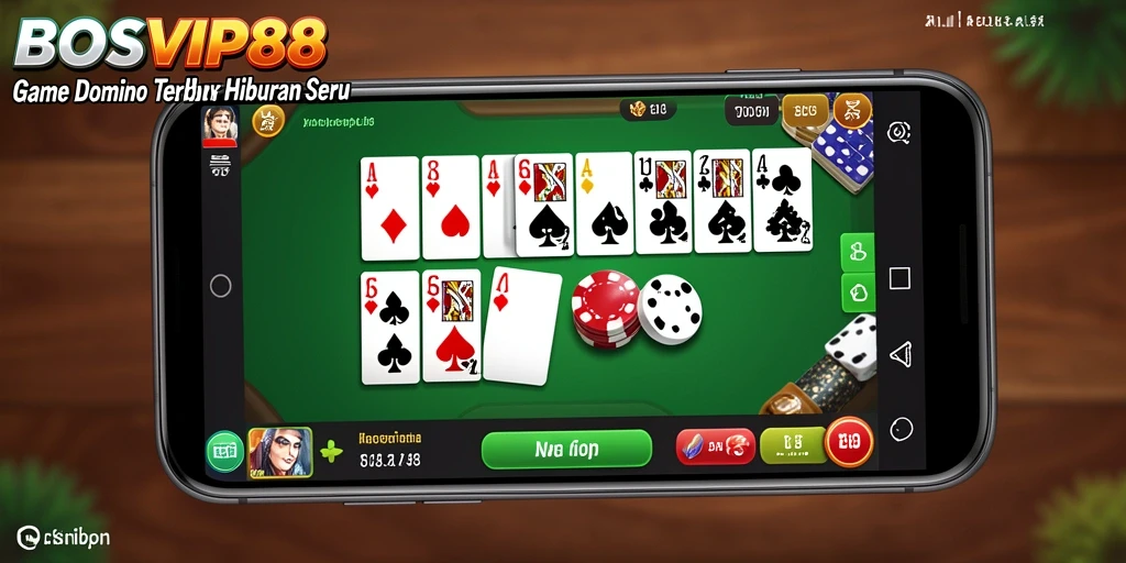 Screenshot gameplay BOSVIP88 menampilkan aksi Domino yang mendebarkan.