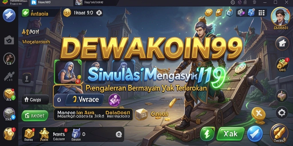 Tampilan menarik gameplay DEWAKOIN99 dalam dunia simulasi yang dinamis.