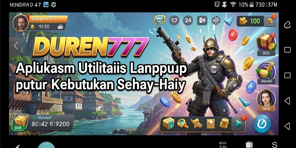 Tampilan antarmuka pengguna DUREN777 yang intuitif dan bermanfaat.