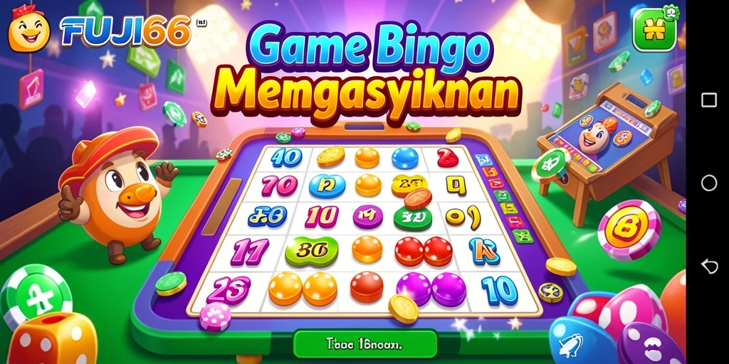 Tampilan menarik dari gameplay Bingo FUJI66.