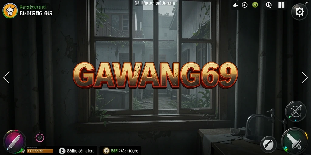 Tampilan menyeramkan dari gameplay GAWANG69 yang mencekam.