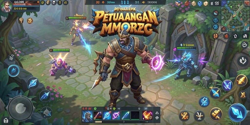 Tampilan gameplay GG288 yang menarik dalam dunia MMORPG.