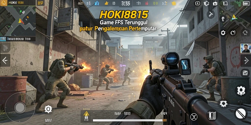 Tangkapan layar permainan menampilkan aksi intens dalam game FPS.