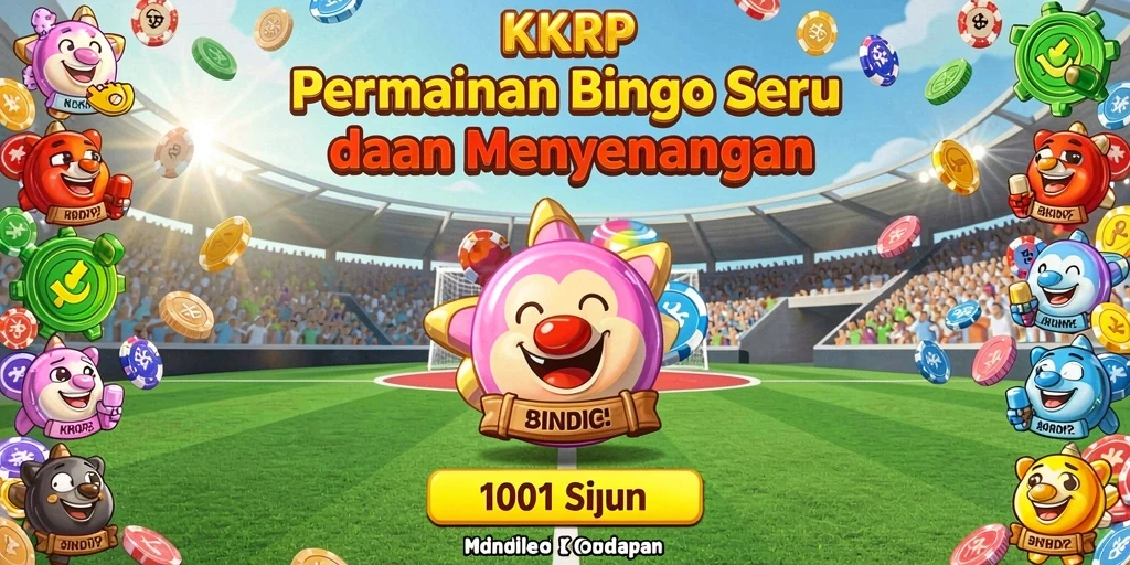 Tangkapan layar utama KKRP menampilkan gameplay Bingo yang menarik.