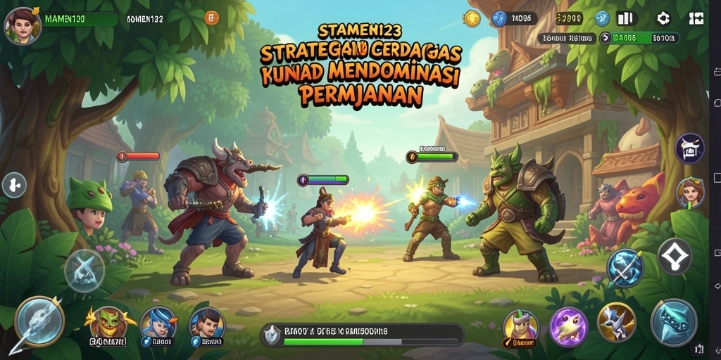 Screenshot gameplay MAMEN123 dengan strategi yang menegangkan.