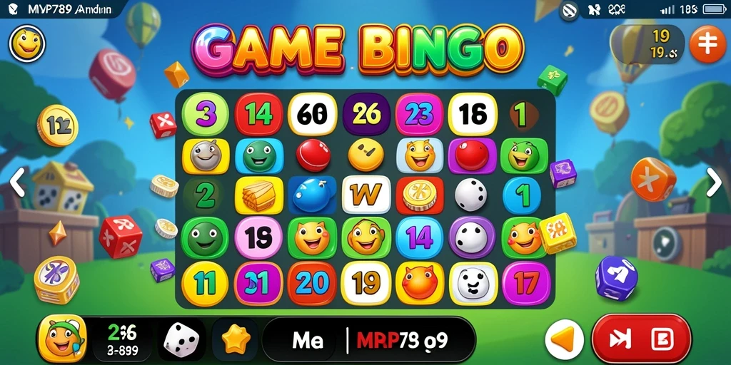 Tampilan gameplay seru dari aplikasi Bingo MVP789.