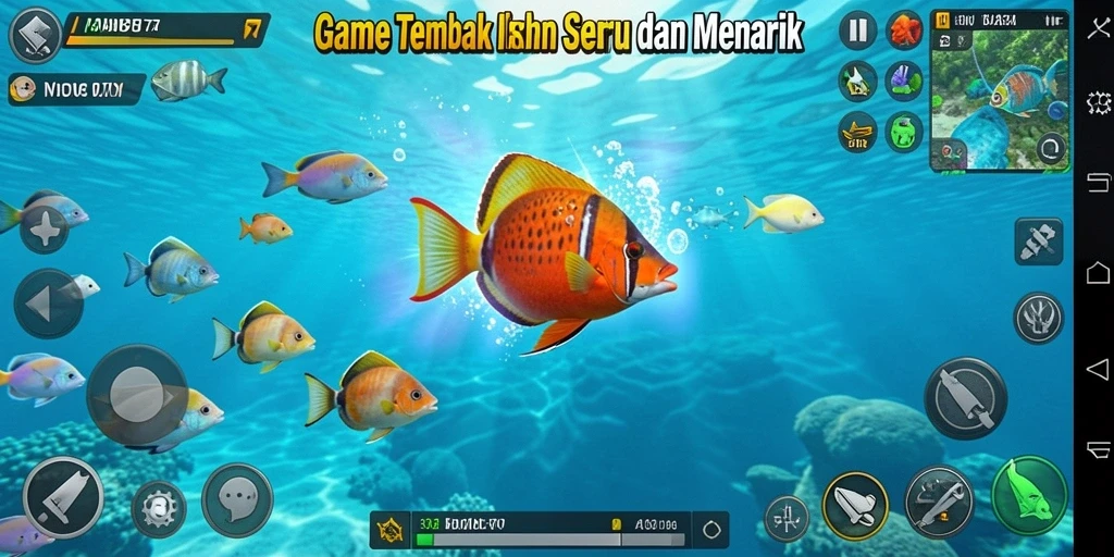 Tampilan menarik dari gameplay NABOB77 dalam Tembak Ikan.