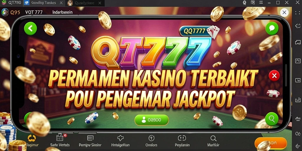 Tampilan gameplay seru di QT777 dengan berbagai pilihan permainan Kasino.