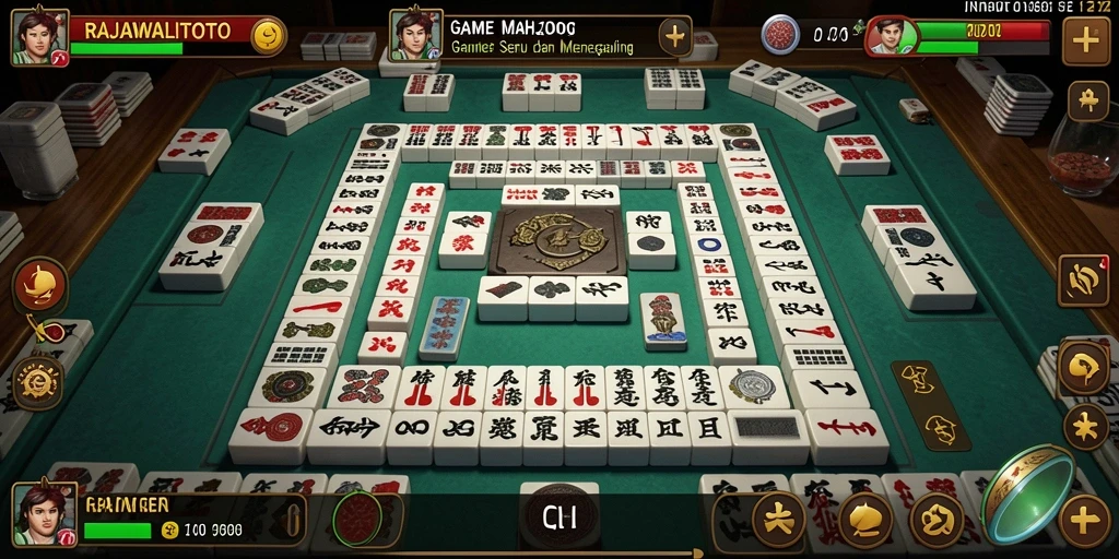 Tampilan menarik dari gameplay Mahjong di RAJAWALITOTO.