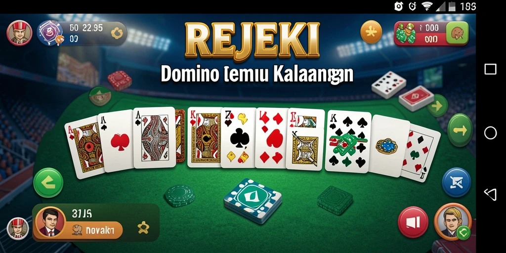 Gameplay Domino seru yang menantang dan menghibur.