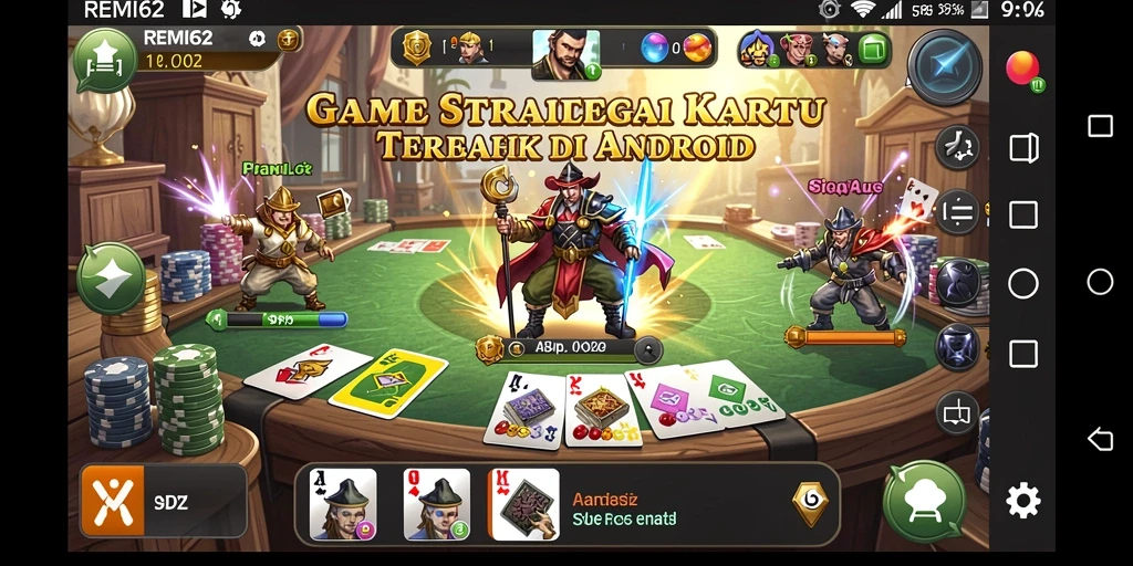 Screenshot gameplay <strong>REMI62</strong> menampilkan pertarungan strategi seru antara pemain.