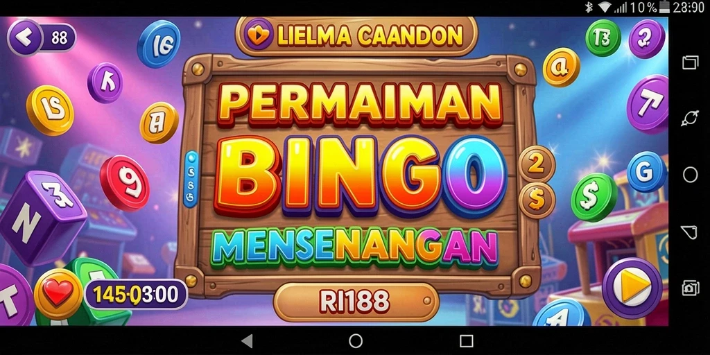Tampilan gameplay Bingo yang menarik dan interaktif di RI188.