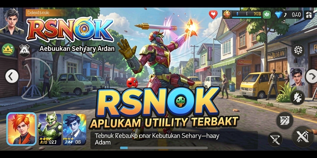 Screenshot utama RSNOK menampilkan antarmuka aplikasi Utility yang intuitif dan mudah digunakan.