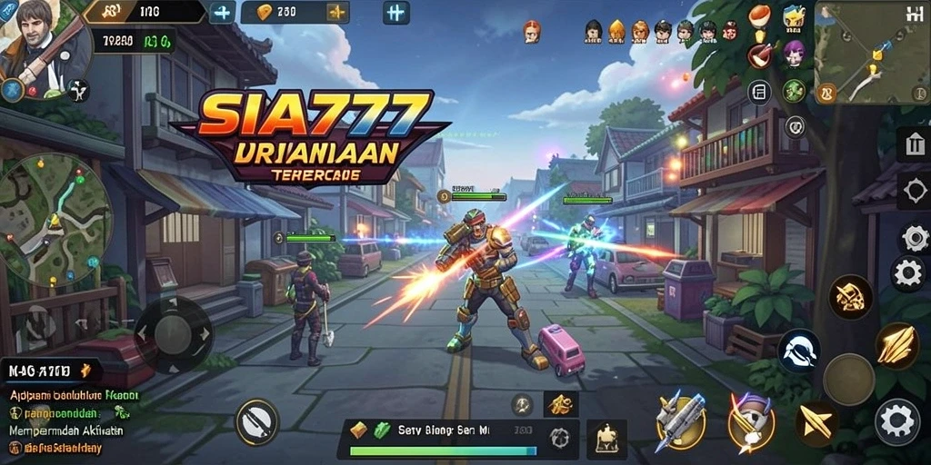 Tampilan antarmuka SIA777 yang sederhana dan intuitif.