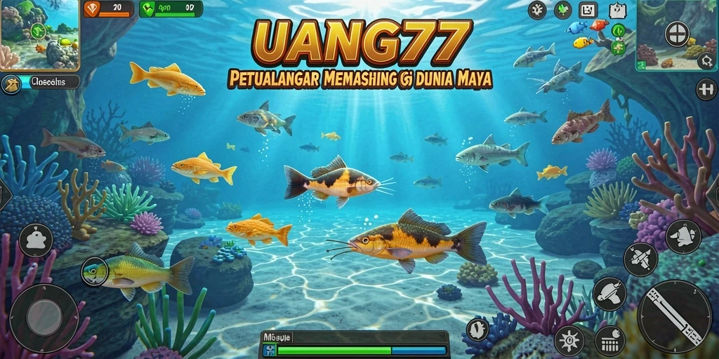 Tangkapan ikan spektakuler dalam gameplay UANG77.