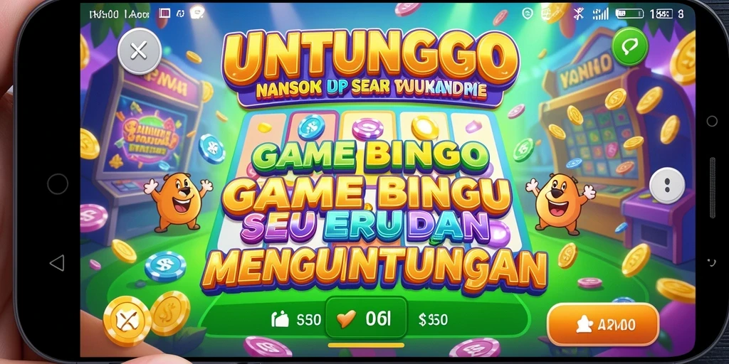 Gameplay seru dan interaktif dari game Bingo UNTUNGGO.