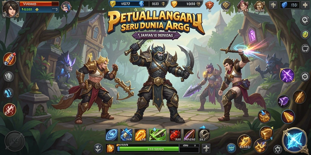 Tampilan gameplay ARPG yang menegangkan di VIO77.