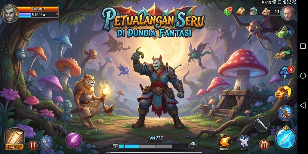Screenshot gameplay VM777 yang menunjukkan aksi seru dalam petualangan.