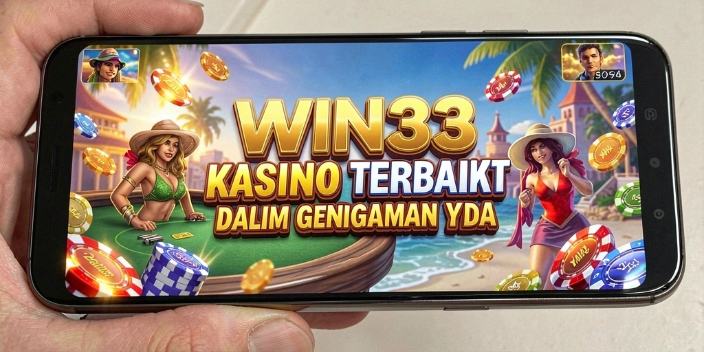 Tampilan gameplay menarik dari aplikasi Kasino WIN33.