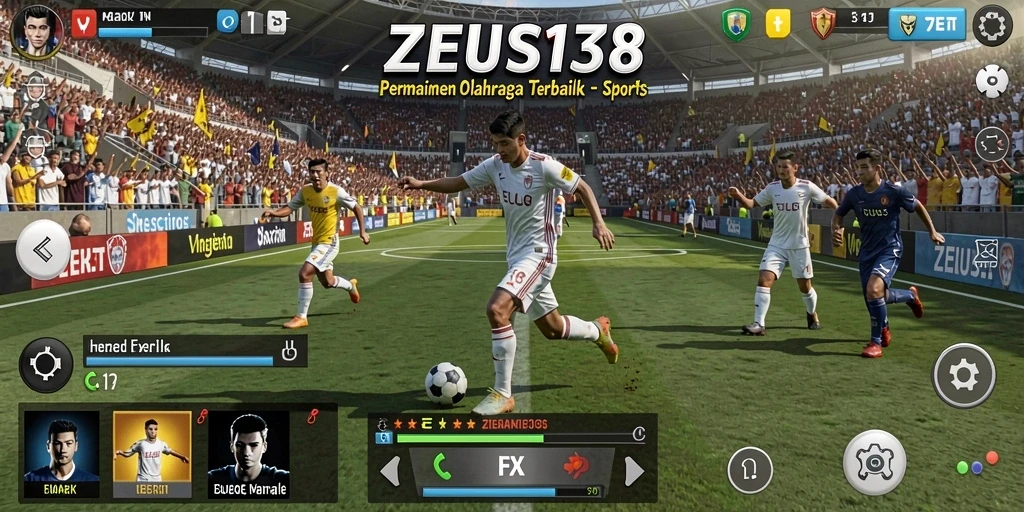 Tampilan gameplay seru di ZEUS138 dengan aksi olahraga yang nyata.
